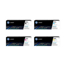 HP 414A Genuine Toner Set 4 Pack OEM W2020A W2021A W2022A W2023A LaserJet M479 picture