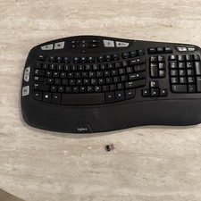 Logitech K350 Comfort Wave Wireless Keyboard with USB Dongle picture