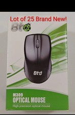Lot Of 25 High Precision Optical Mouse BT M309 Wired 3 Button Ergonomic 1000dpi picture