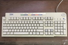 Vintage IBM Model KB-9930 Keyboard Corded, Tested Working picture