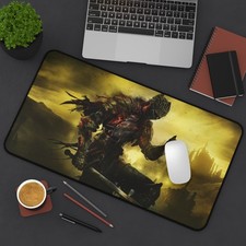 Dark Souls 3 (Souls Of Cinder) Desk Mat | Dark Fantasy Gaming Mousepad picture