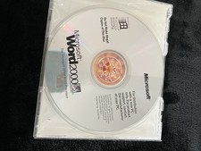 microsoft word 2000, factory sealed picture