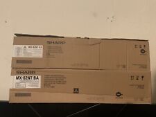 2 NEW Genuine Sharp MX-62NT-BA MX62NTBA BLACK Toner Cartridge picture