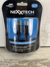Nexxtech Ultimate 6 Ft / 1.8m Hi-Speed USB 2.0 Gold Cable picture