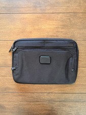Tumi Alpha Medium 13” Laptop Cover Black Ballistic Nylon Sleeve Padded Case EC picture