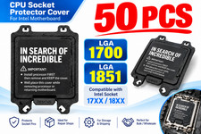 50x LGA 1700 1851 Socket V CPU Socket Protector Covers Caps for Motherboard picture