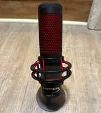 HyperX QuadCast USB Condenser Gaming Microphone Mute Button Stand Black/Red picture