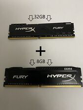 Kingston HyperX FURY ram 1x32GB DDR4 2666MT/s + 1x8GB ram SEE DESCRIPTION picture