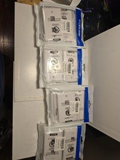 LOT of 40 Vertical Cable 2-Port Keystone Wall Plate White 304-Series RJ45 NEW picture