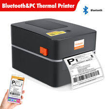 Thermal Shipping Label Printer 4x6 Wireless Bluetooth Label Printer Black picture