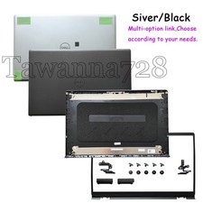 Back Cover / Bezel / Hinge / Screw For Dell Inspiron 15 3530 3535 Black/Silver picture