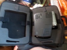Compaq iPAQ MP3800 DLP Portable Projector Cables Remote HD 720P in carrying case picture