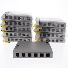 10 Hubbell iStation Gray 12-Port Surface Mount Boxes Keystone Housing ISB12GY picture