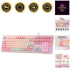 Aula S102 Quiet Full Size Gaming & Office Keyboard with Adjustable Kickstands picture