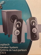 NEW NIB Logitech Speaker System Z323 with Subwoofer, Black 360-Degree Sound picture