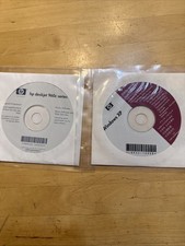 Lot of 2 HP Deskjet 960c Printer, Windows XP Software install CD Hewlett Packard picture