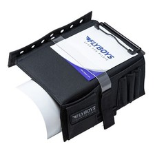 Black Kneeboard Tablet Support for EFBs with Secure Clip and Leg Strap picture