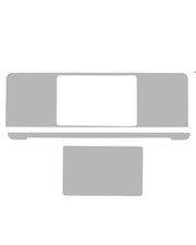 4in1(Top, Bottom, Keyboard, Palmrest) Skin For MacBook Pro 13