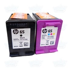 2PK Genuine HP 65 Black & Color Standard Ink Cartridges ENVY 5032 DeskJet 3752 picture