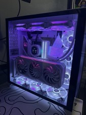 Gaming PC (RTX 3080 ROG White/ Ryzen 5 7600) 64 GB DDR5 Domimator Titanium Ram picture