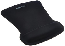 Amazon Basics Rectangular Gel Computer Mouse Pad with Wrist Support Rest picture
