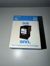 Sealed HP Ink Black 63 Cartridge Compatible With HP EXP 10/2026 Onn brand print picture