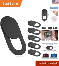 Ultra-Thin Laptop Webcam Cover Slide - 6 Pack for Ultimate Privacy Protection picture
