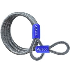 5/16in Heavy-Duty Security Cable with Loops 4FT/6FT/8FT/10FT Cut-Resistant and W picture