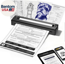 Portable Wireless Thermal Printer Bluetooth A4 Letter Inkless Printer picture