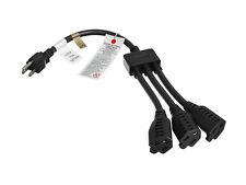 Cable Leader 3 Outlet Power Extension Splitter Cord Cable 5-15P to 5-15R x 3 ... picture