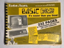 Vintage 1978 Radio Shack Basic Computer Language Book First Edition picture