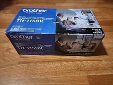 Genuine Brother TN-115BK Black High Yield Toner Cartridge OEM New Sealed Box picture