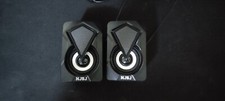 NJSJ H128 Light up Gaming Speakers Active Desktop Speakers 2.0 - NEW picture
