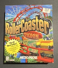 MicroProse RollerCoaster Tycoon PC CD-ROM Game for Windows 95/98 w/ Box picture