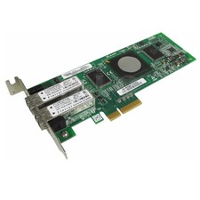 Logic QLE2462 FC Dual Port 4Gbit PCIe x4 Host Bus Adapter LP P/N PX2510401-50 B picture