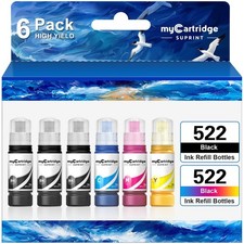 myCartridge SUPRINT Compatible 522 Ink Refill Bottles Replacement Ink 522 Ultra picture