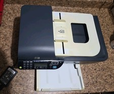HP Officejet J4580 All-in-One Inkjet Print Copy Scan Fax With Power Cord Tested picture