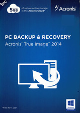 Acronis True Image 2014 | Physical CD & Key Retail Box | New Old Stock picture