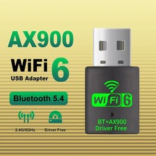 AX900 WiFi 6 Mini USB Adapter Dual Band 2.4G/5G Wireless Network Card BT 5.4 picture