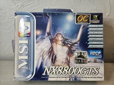 NEW Vintage MSI NX8800GTS Graphics Card 320mb Overclocking DDR3 picture