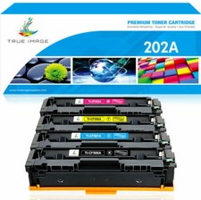 True Image HECF500A4PK Toner Cartridge for HP 202A CF500A picture