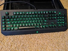 Razer BlackWidow RZ03-0038 Ultimate Mechanical Gaming Keyboard WORKS GREAT picture