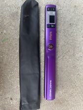 VuPoint Purple Magic Wand Handheld 4GB Micro SD Portable Scanner LCD Screen picture