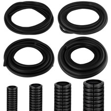 120FT Split Wire Loom - 4pc Flame Retardant Cable Sleeve, Heat Resistant, Flexib picture