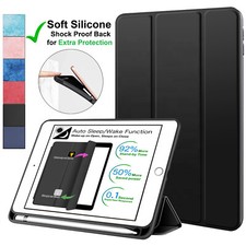 DuraSafe Case iPad 9.7 , 10.2 , Pro 10.5 / 11, Mini 5 7.9 Pencil Holder -Black + picture