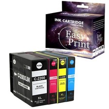 4PK PGI2200 XL Ink Cartridge for Canon Maxify MB5020 MB5120 MB5320 Printer,BCMY picture