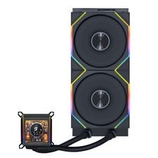 Lian Li Galahad II LCD 280mm AIO Asetek 8th Gen Liquid Cooler - 2 X 140mm RGB Fa picture