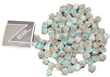 89x Gateron Linear Keyboard Switches Clear RGB LED 3-Pin PCB Mount picture