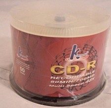Package of 50 CD-R Discs Recordable 80 Min/700MB Multi-Speed 48X NIP picture