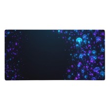 Neon Jellyfish Gaming Mouse Pad XL Extended Desk Mat Non-Slip picture